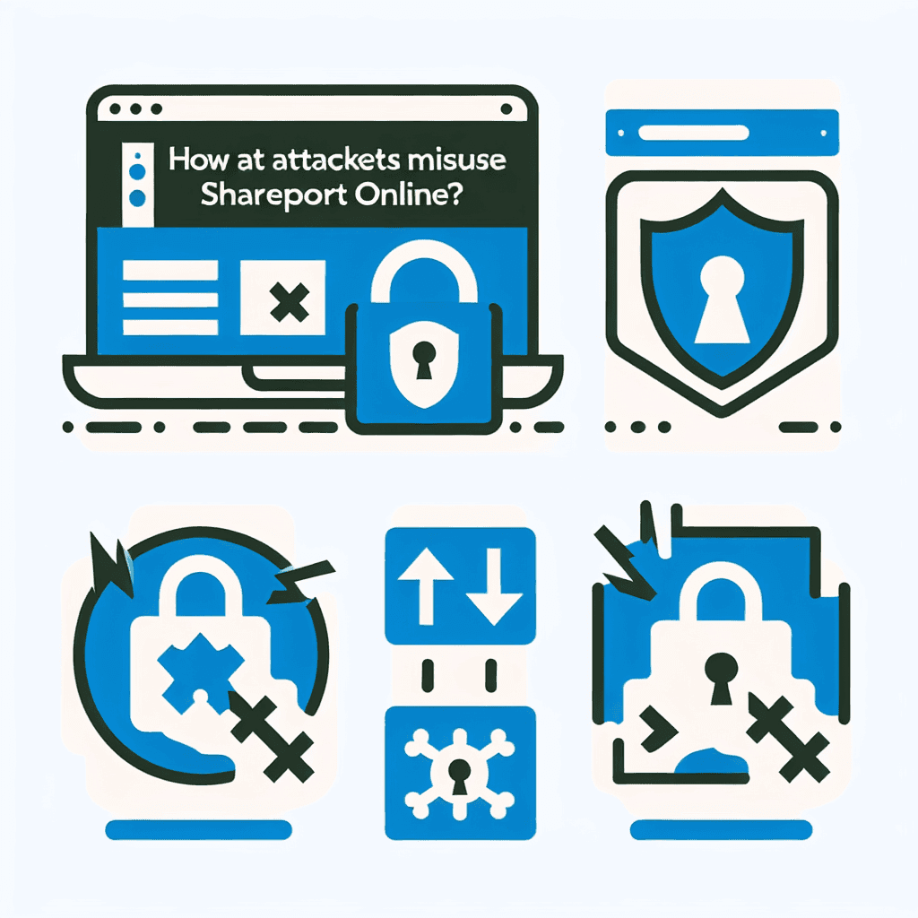 How do attackers misuse SharePoint Online?