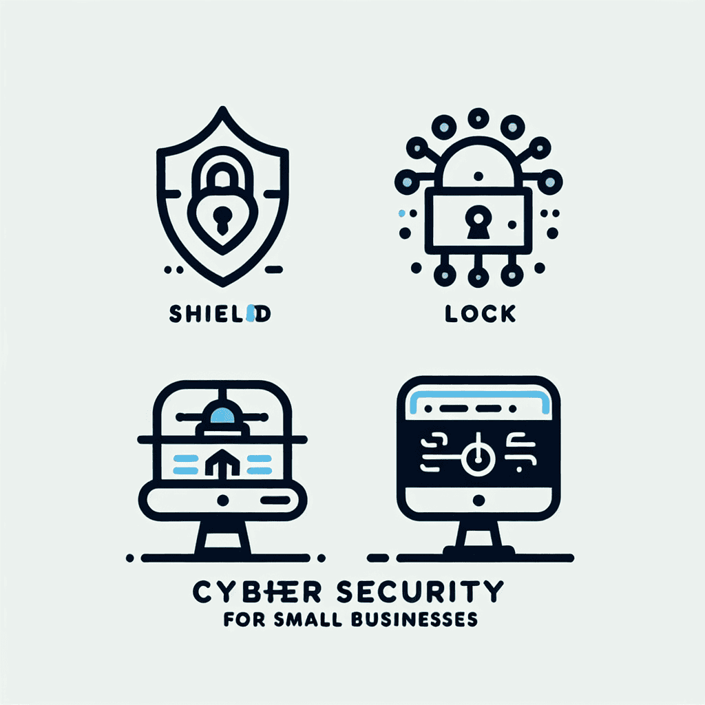 Which 4 security solutions should small businesses use?