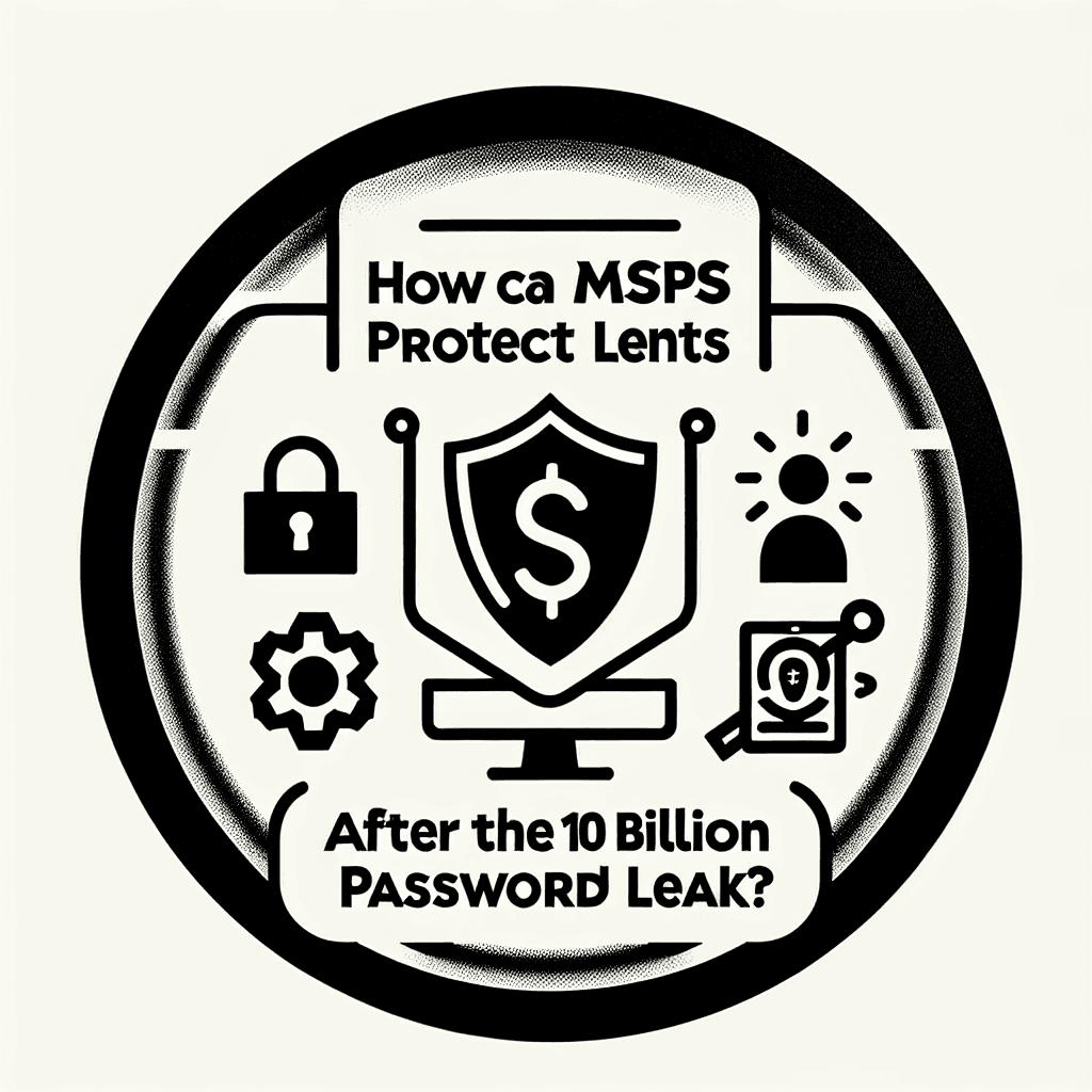 How can MSPs secure clients after the 10B password leak?