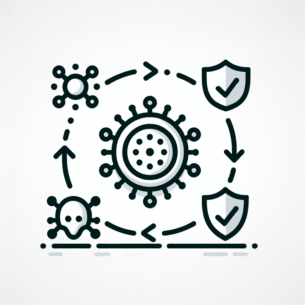 How do polymorphic viruses change to avoid detection?