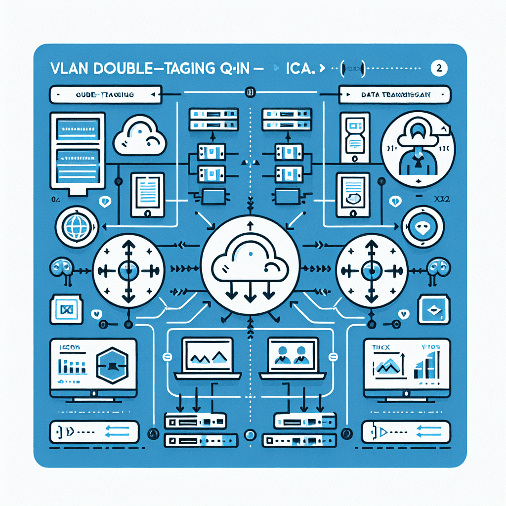 How does VLAN double tagging (Q-in-Q) work and why does it matter?