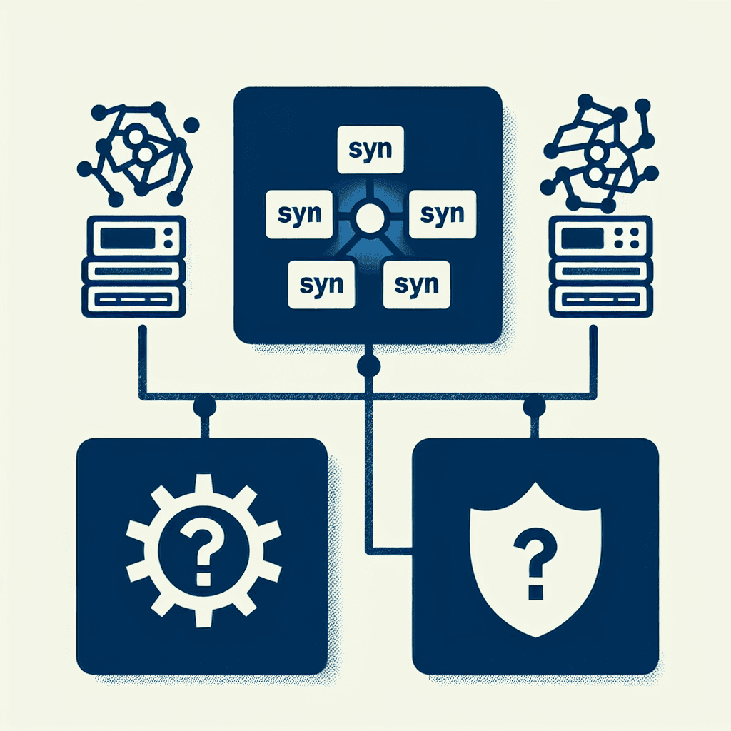 How does a SYN packet work