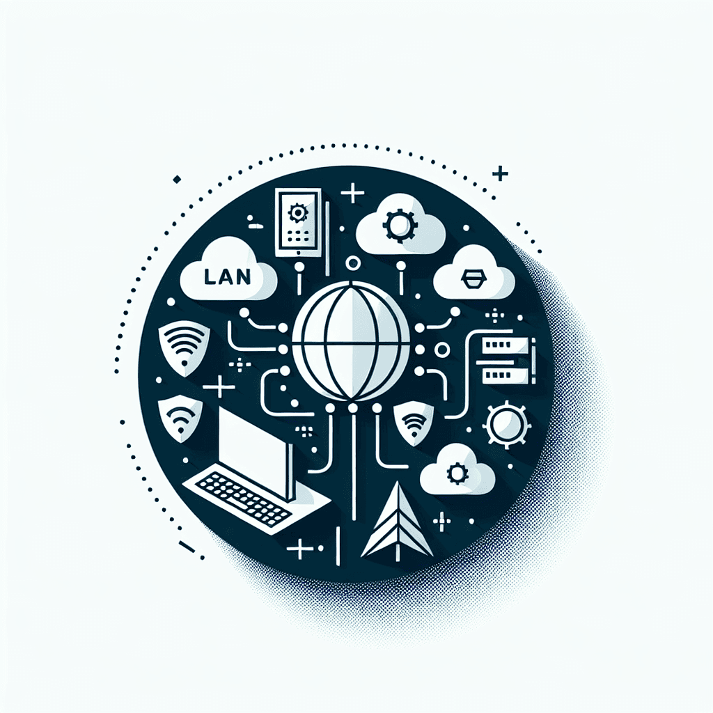 What is a LAN and how does it affect security?
