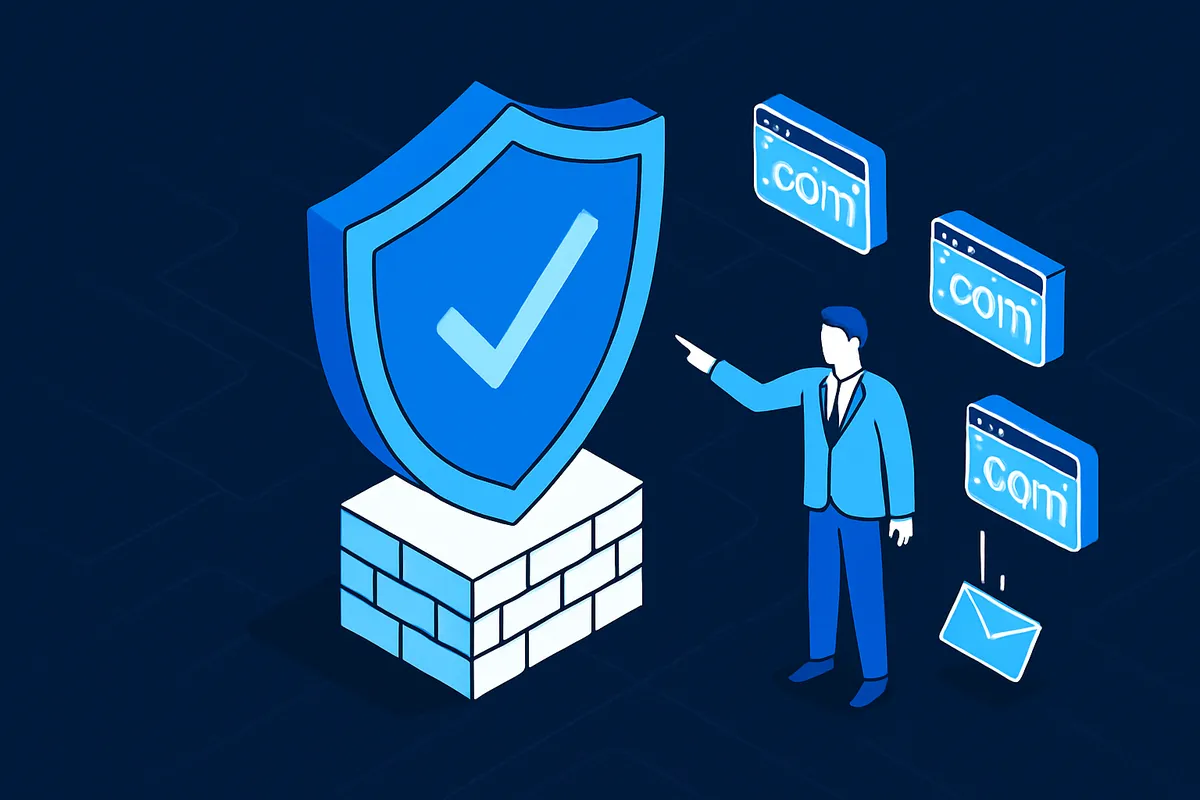 How can I take down lookalike domains targeting my business?