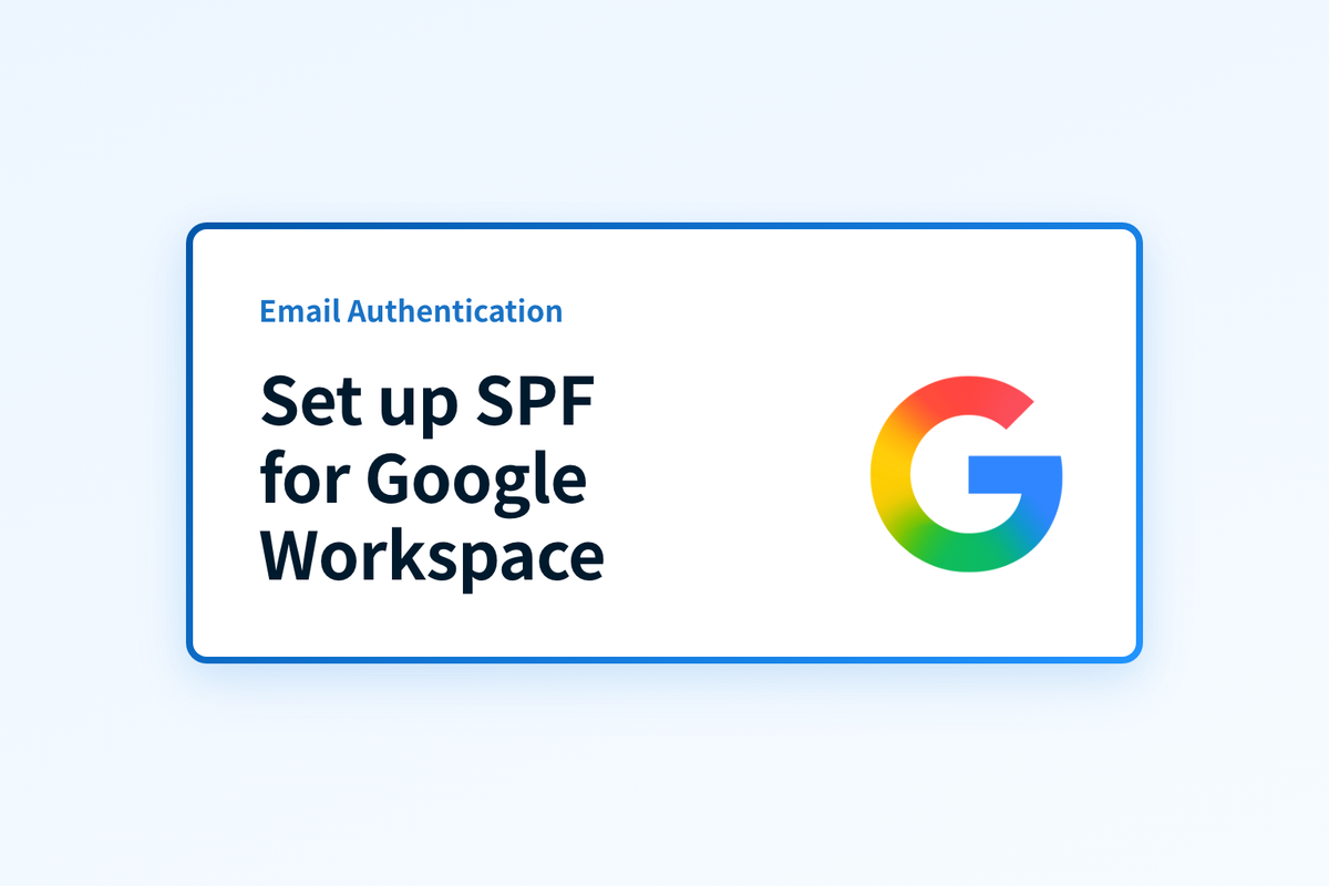 Set up SPF for Google Workspace